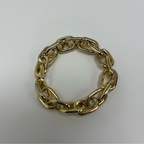 EXPRESS GOLD CHAIN STRETCH STATEMENT BRACELET - Picture 12 of 13